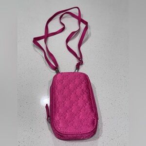 Disney Parks D-Tech Mickey Mouse Quilted Crossbody - Hot Pink NWOT